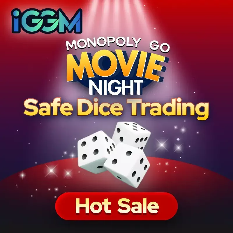 iGMeet Monopoly GO Movie Night Album Dice