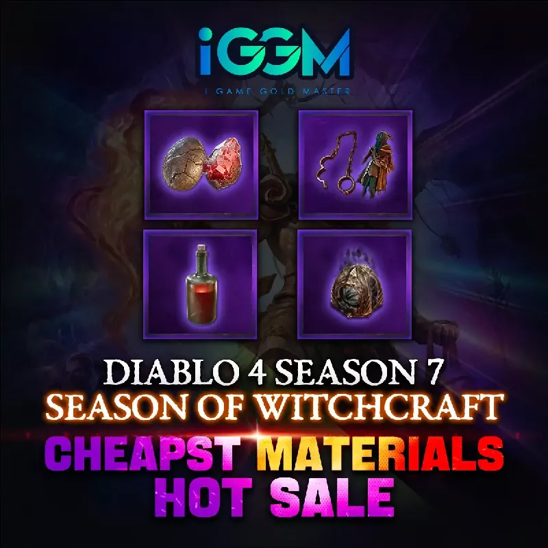 Buy Diablo 4 Season 7 Materials At iGMeet.com