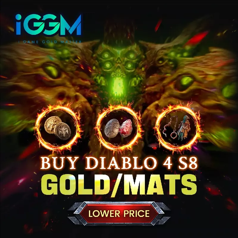 Buy Diablo 4 S8 Gold And Mats At iGMeet.com