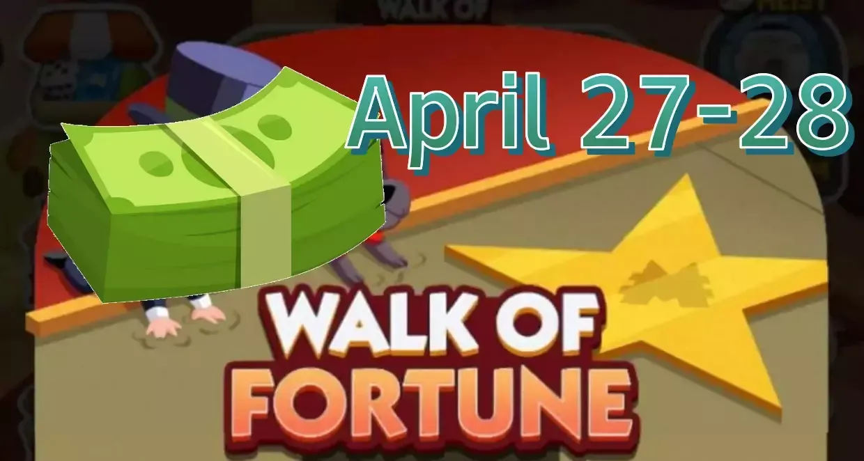 Monopoly Go April 27-28, 2025 Walk Of Fortune: Sprint For The Rewards You Want!