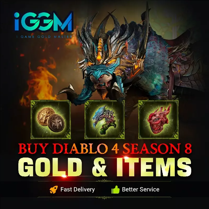 Buy Diablo 4 Season 8 Gold And Items At iGMeet.com