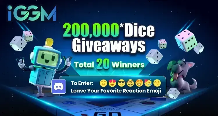 200,000 Monopoly Go Dice Free Giveaways At iGMeet Discord