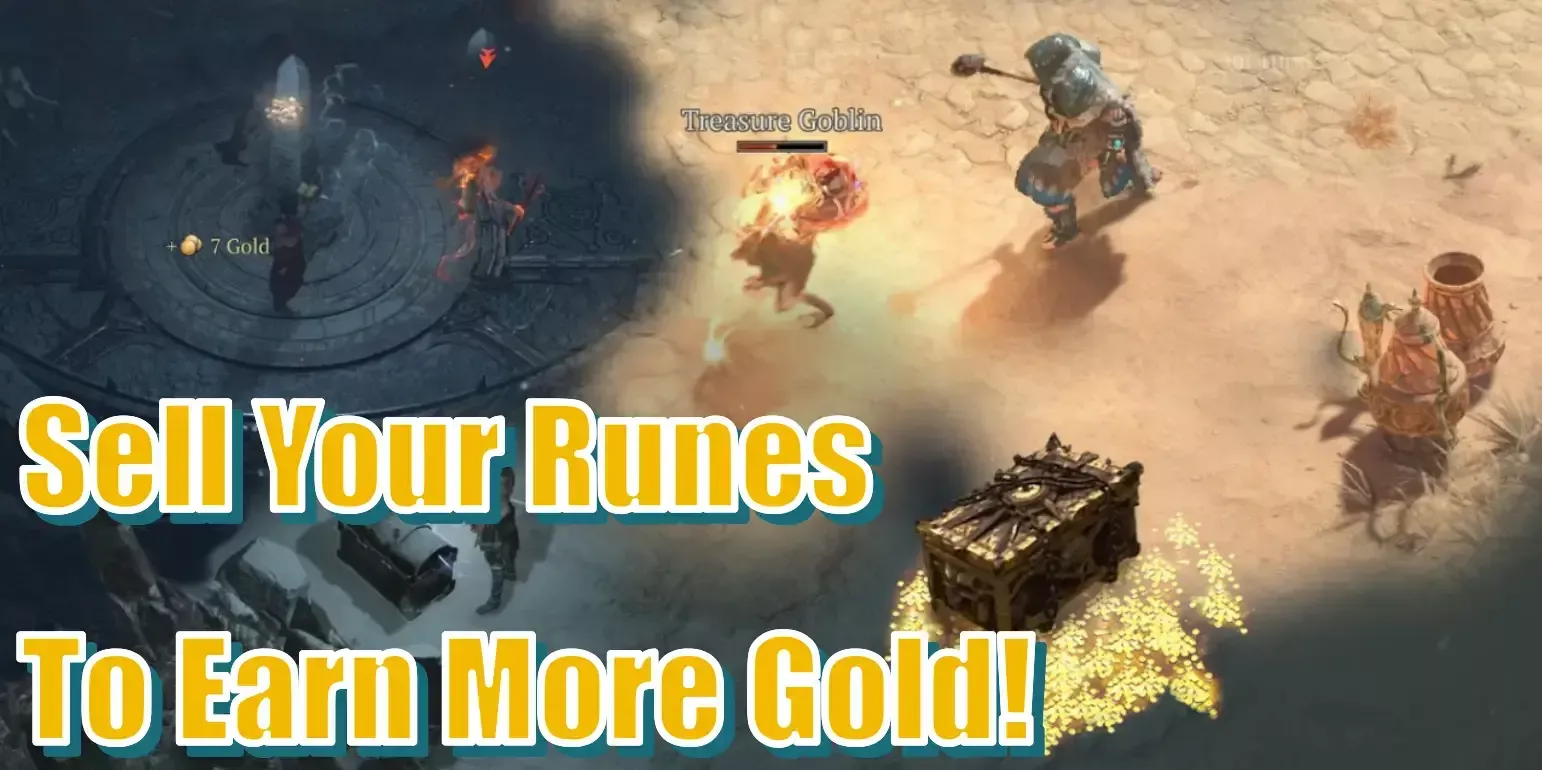 Diablo 4 Season 8 Best Way To Earn Gold: Sell All The High-Value Runes You Have!