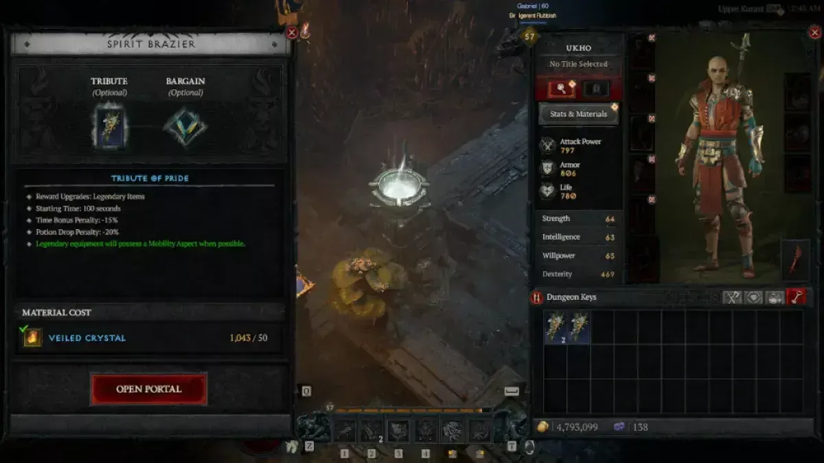 Diablo 4 Season 8 Use Tribute to Increase Rune Drop Rate