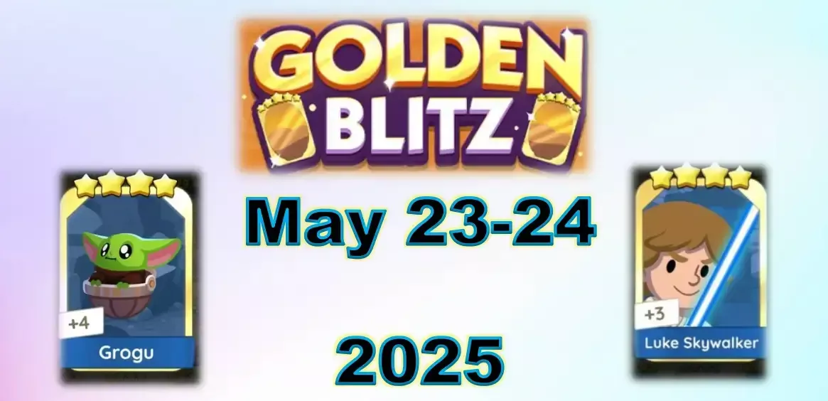 Monopoly Go May 23-24, 2025 Golden Blitz: Have Your Gold Stickers Ready To Trade Before The Event Begins! Monopoly Go May 23-24, 2025 Golden Blitz: Have Your Gold Stickers Ready To Trade Before The Event Begins!