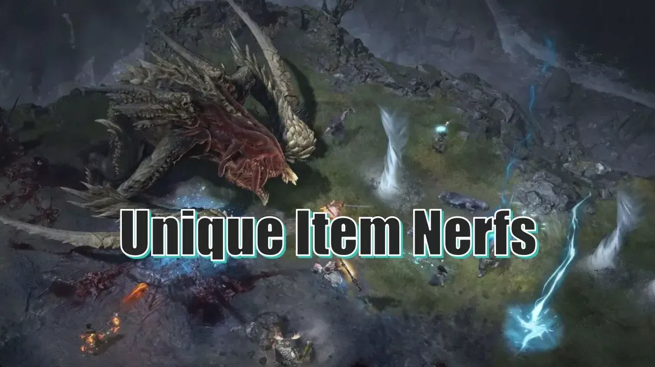 Diablo 4 Season 9 Unique Item Nerfs: Which Classes Are Affected The Most?