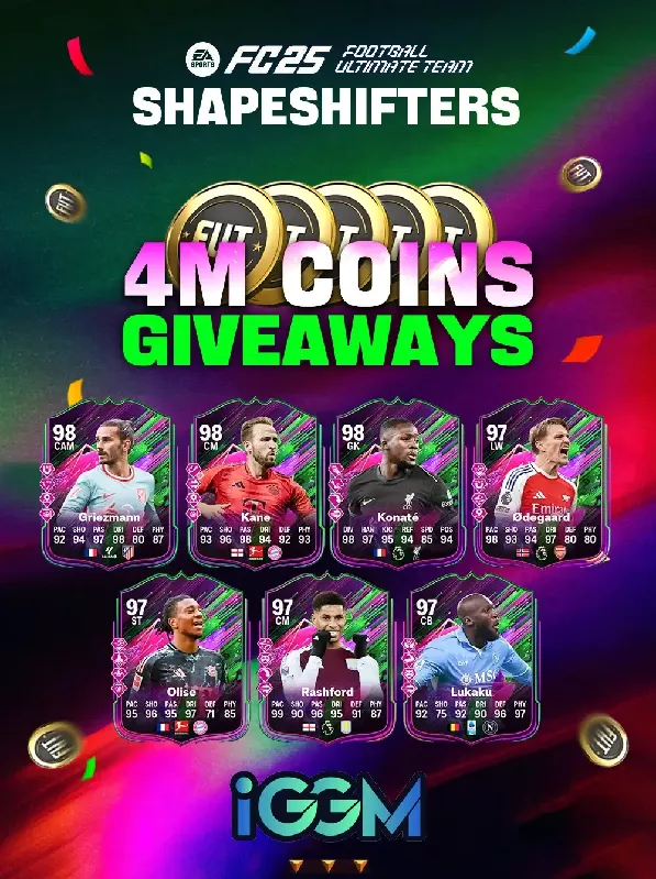 4M FC 25 Coins Free Giveaways At iGMeet Discord During Shapeshifters