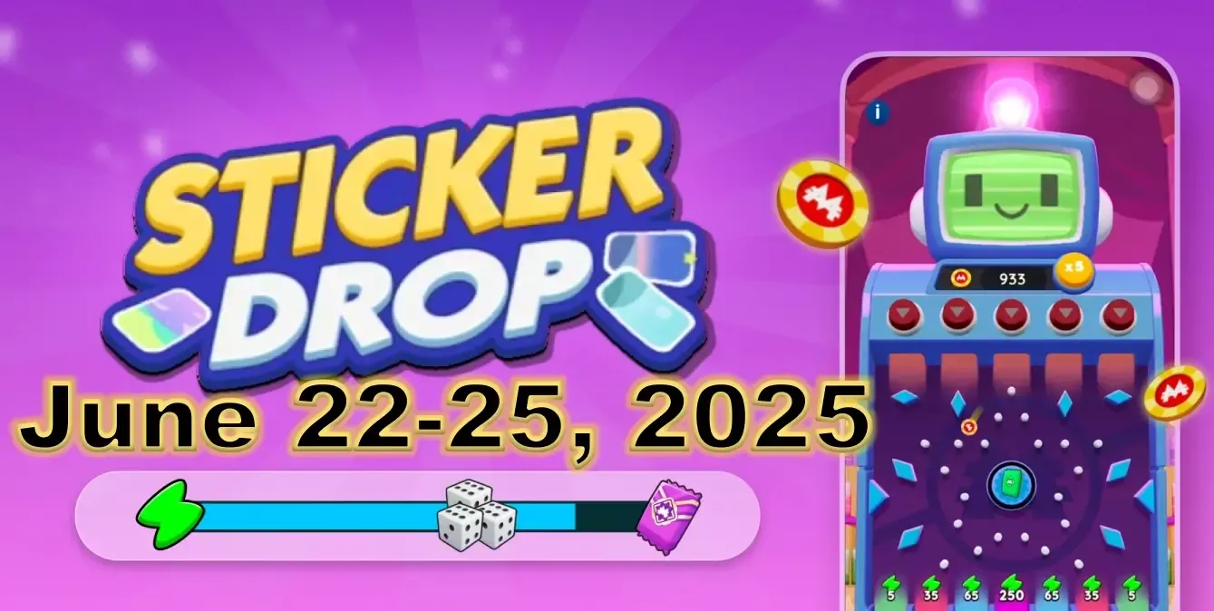 Monopoly Go Peg-E Sticker Drop On June 22-25, 2025: What Sticker Packs Will You Get?