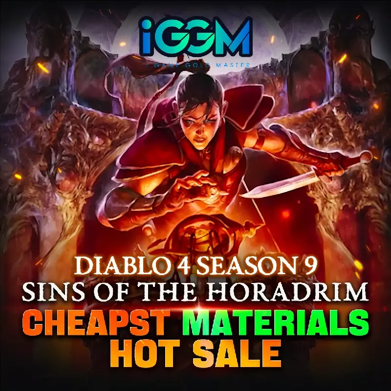 Buy Diablo 4 Materials At iGMeet.com During Season 9 Sins of the Horadrim