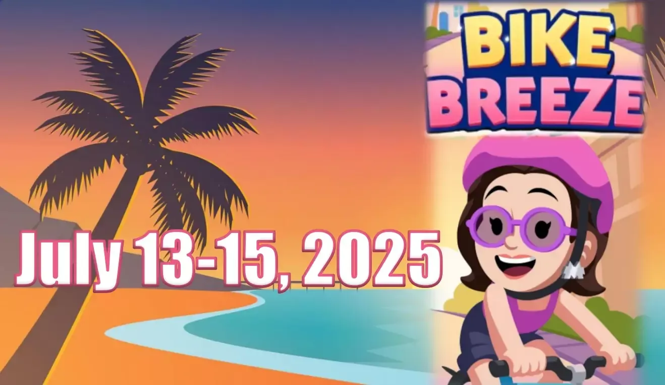 Monopoly Go Bike Breeze July 13-15, 2025: Helps You Win New Board Token For Your Collection! Monopoly Go Bike Breeze July 13-15, 2025: Helps You Win New Board Token For Your Collection!
