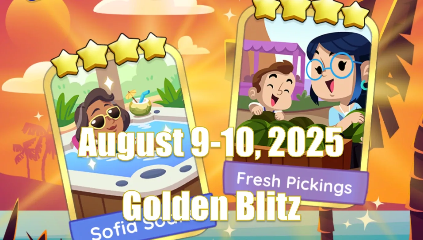 Monopoly Go August 9-10, 2025 Golden Blitz: When Does It Start? Monopoly Go August 9-10, 2025 Golden Blitz: When Does It Start?