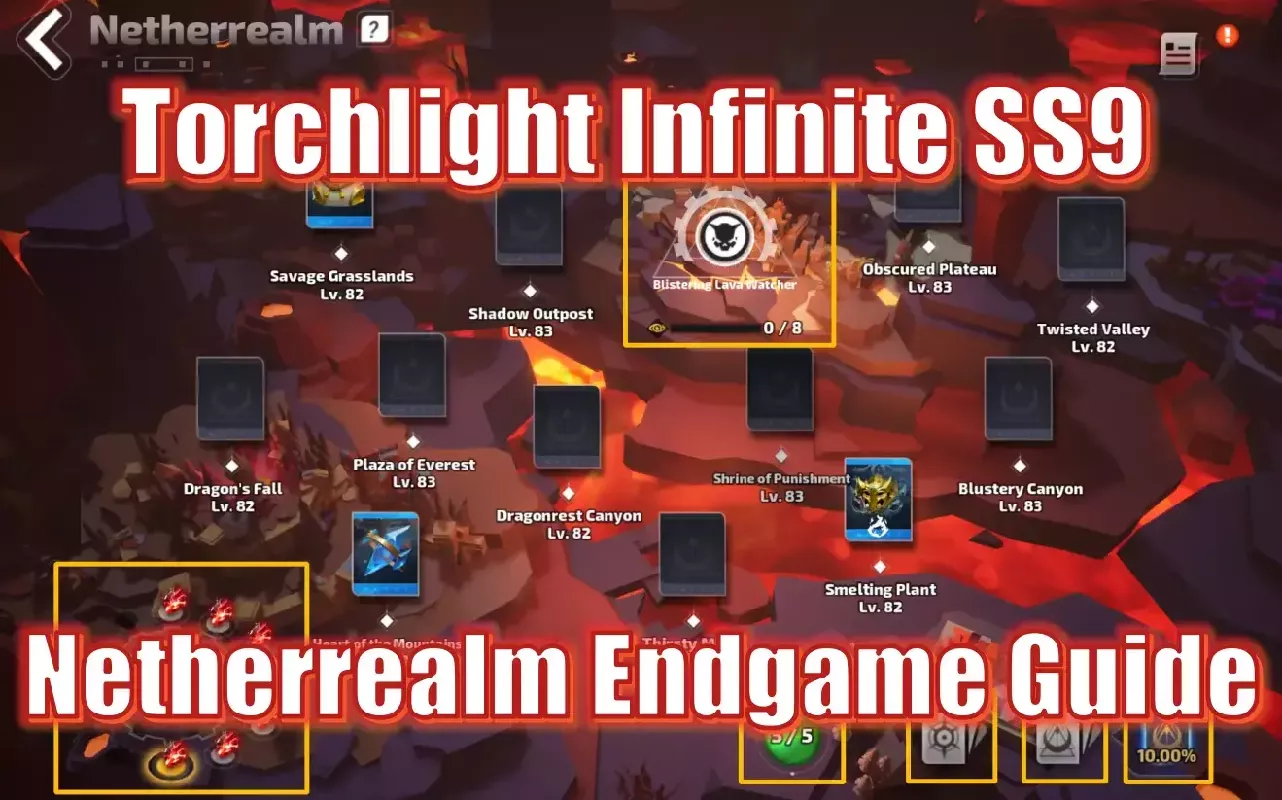 Torchlight Infinite SS9 Netherrealm Endgame Overview: How To Advance The Game Faster And Earn More Currency? Torchlight Infinite SS9 Netherrealm Endgame Overview: How To Advance The Game Faster And Earn More Currency?