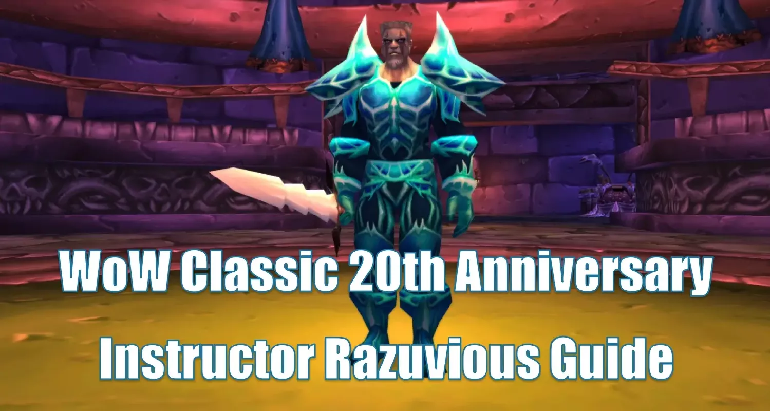 WoW Classic 20th Anniversary Phase 6 Instructor Razuvious Boss Fight Strategies & Mechanics WoW Classic 20th Anniversary Phase 6 Instructor Razuvious Boss Fight Strategies & Mechanics
