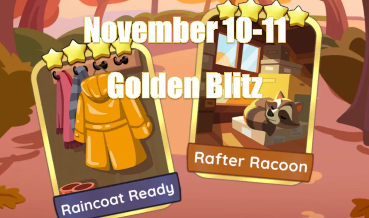 Monopoly Go November 10-11 Golden Blitz Schedule And New Tradeable Gold Cards Monopoly Go November 10-11 Golden Blitz Schedule And New Tradeable Gold Cards