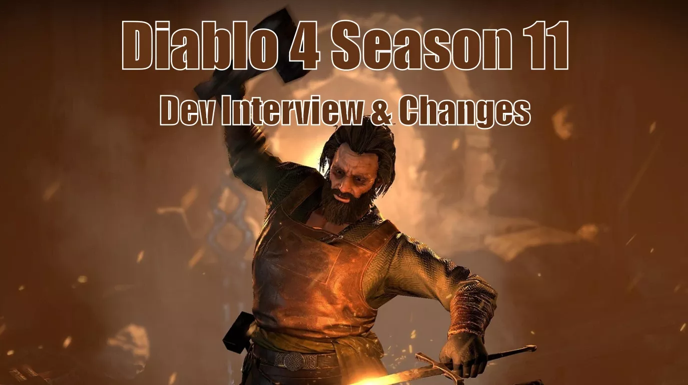 Diablo 4 Season 11 Developer Interview And Changes | Masterworking, Tempering, Sanctification, Teleport Nerfs And The Tower Explained Diablo 4 Season 11 Developer Interview And Changes | Masterworking, Tempering, Sanctification, Teleport Nerfs And The Tower Explained