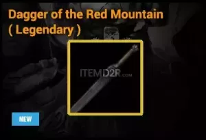 [NA]Dagger of the Red Mountain( Legendary )
