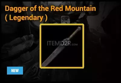 [NA]Dagger of the Red Mountain( Legendary )