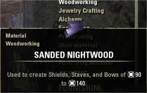 [NA]Sanded Nightwood x200