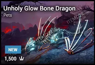 Unholy Glow Bone Dragon