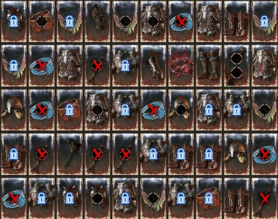 [Specific Class] Junk for Salvage : Normal (Unique) items x 100 - Warlock