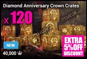 Diamond Anniversary Crown Crate x120