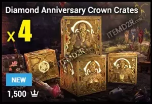 Diamond Anniversary Crown Crate x4