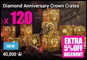 Diamond Anniversary Crown Crate x120